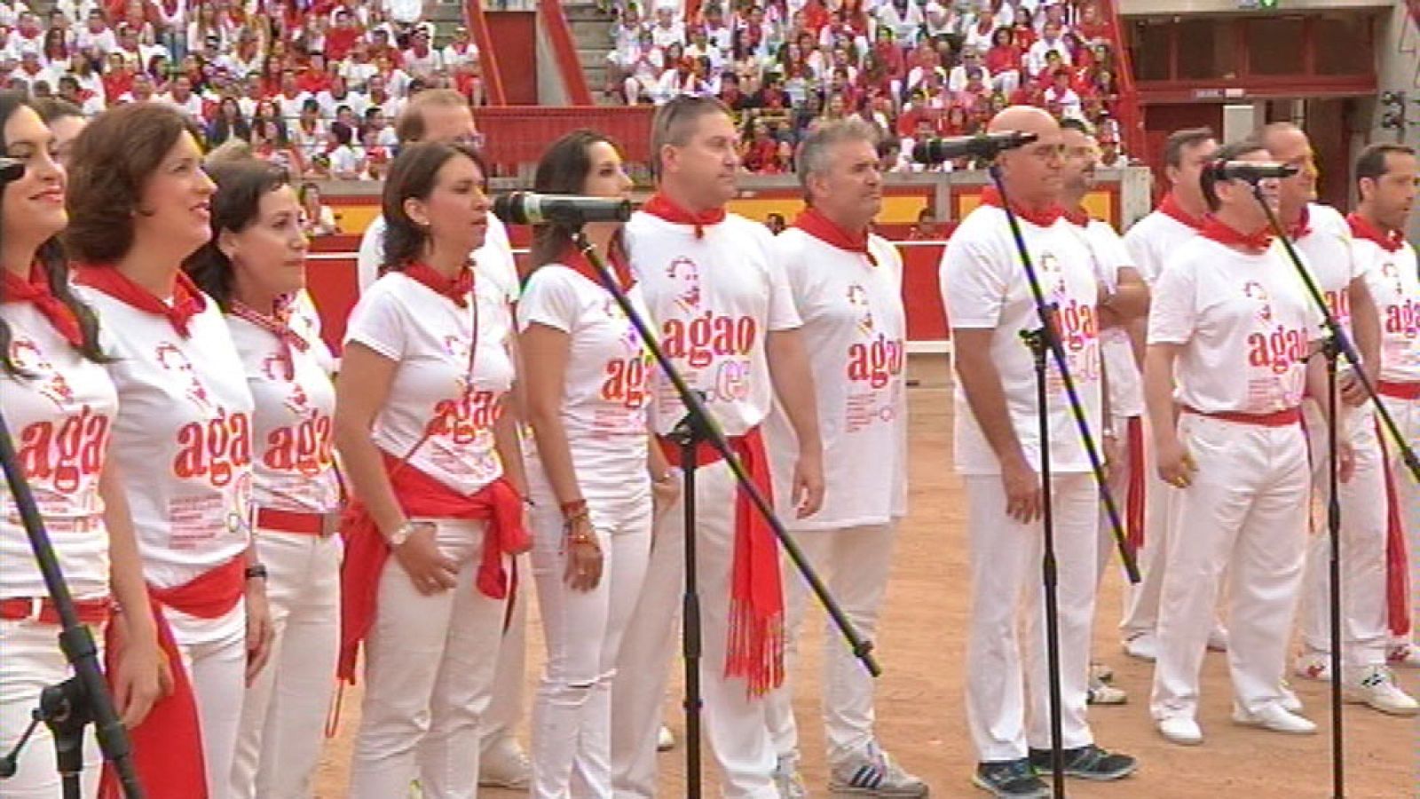 La música relaja tensiones cada mañana en Pamplona
