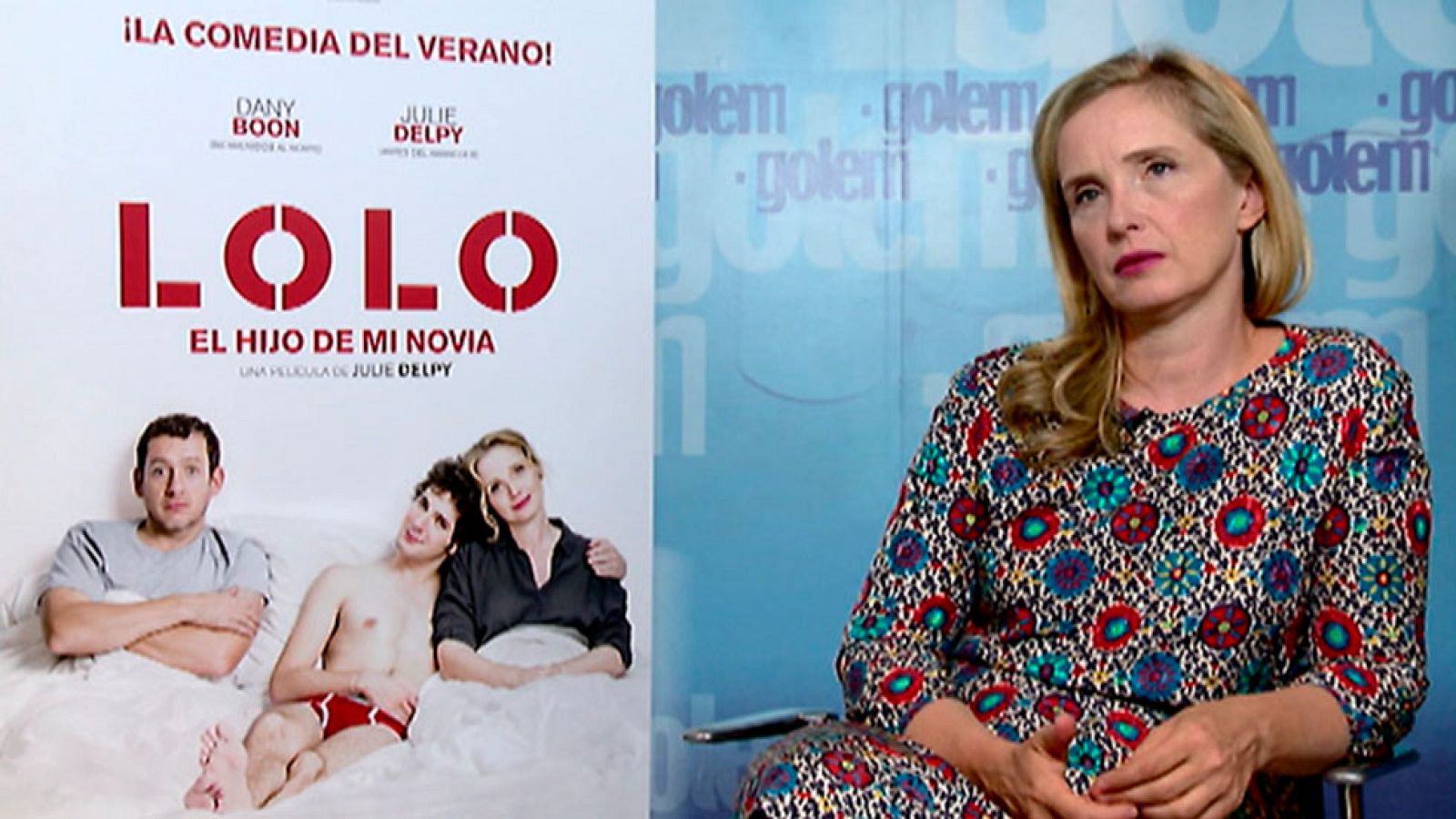 Julie Delpy presenta en Madrid su nueva película como directora 'Lolo, el hijo de mi novia'