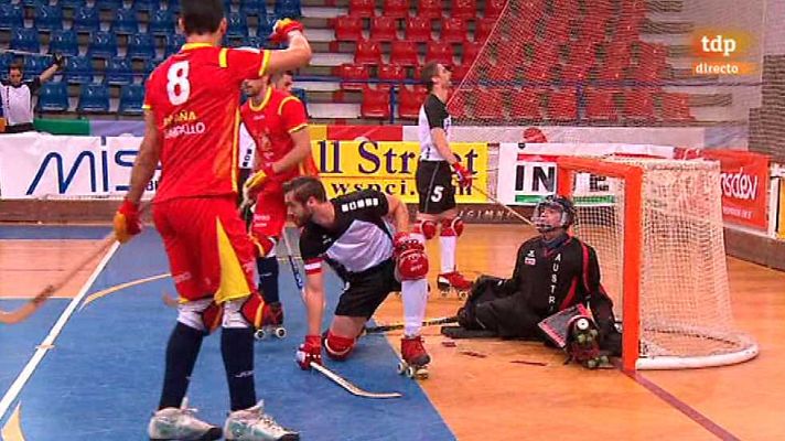 Hockey sobre patines - Campeonato de Europa: Austria - España