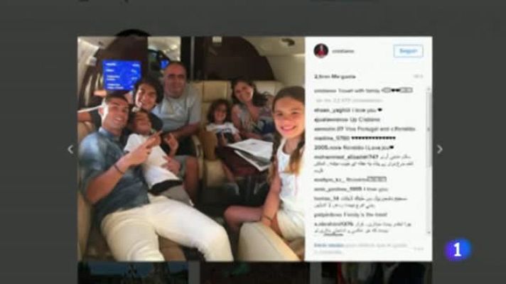 Telediario 1 - Cristiano, duda para la Supercopa, y Pepe, los últimos en volver con Zidane