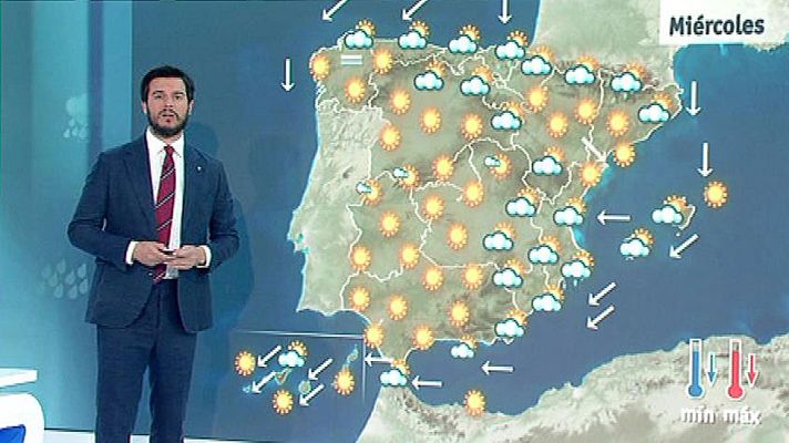 El tiempo - Las nubes se extienden al este peninsular con un notable descenso de temperaturas