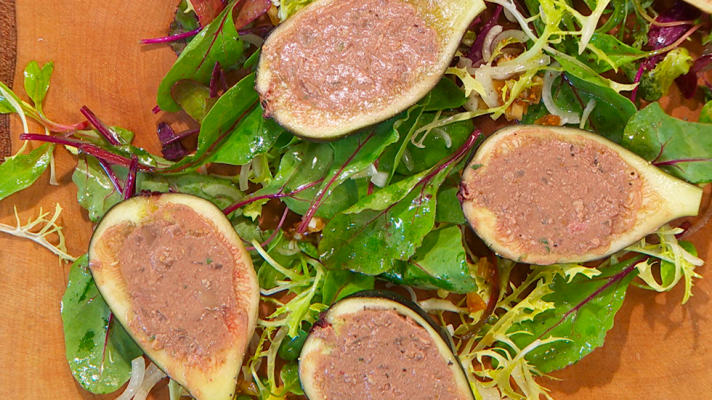 RTVE Cocina - Receta de ensalada de brevas con paté