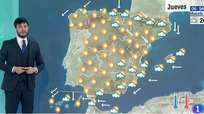 La inestabilidad se traslada al Mediterráneo y bajan las temperaturas - El tiempo | Ver