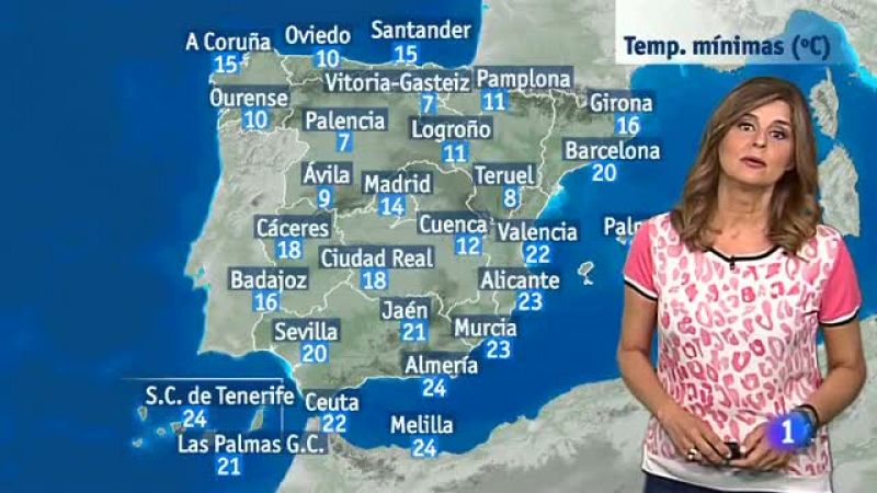 El tiempo en  Andalucía  - 14/7/2016 | Ver
