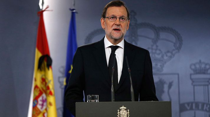 Telediario 1 - Rajoy: "Estamos ante una amenaza global que exige una respuesta global e integrada"