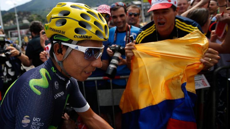 Buscando a Nairo, así prepara Quintana el Tour | Ver