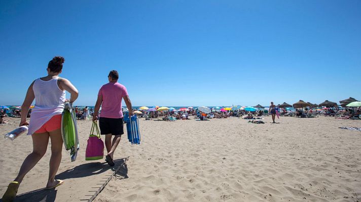 El tiempo - La semana comenzará con temperaturas muy altas en gran parte de la península