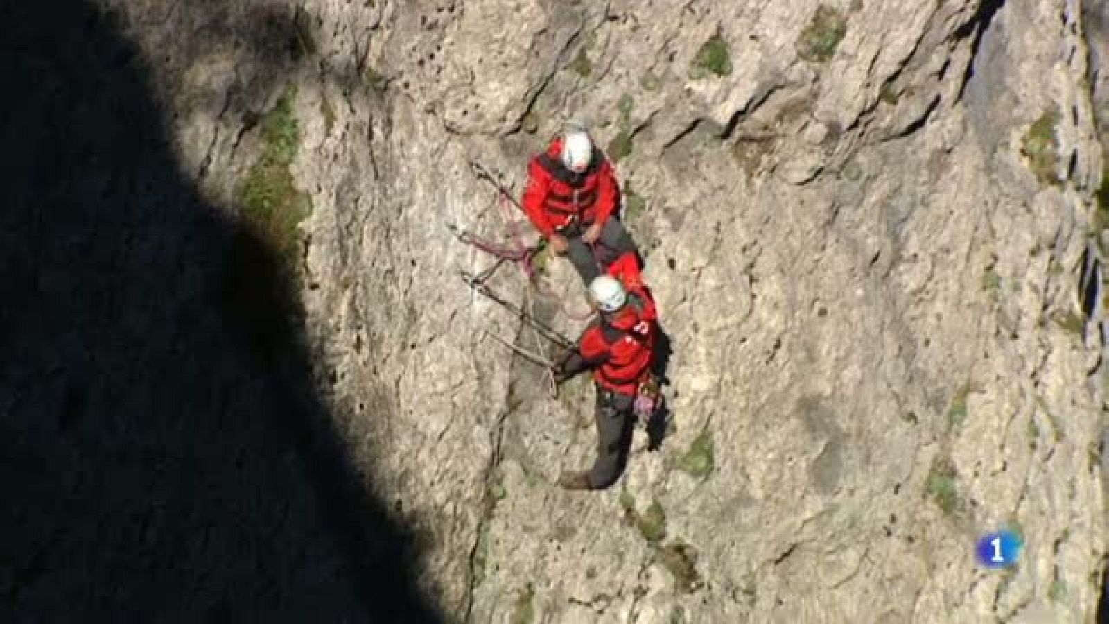 Simulacre de rescat de muntanya dels Bombers de la Generalitat