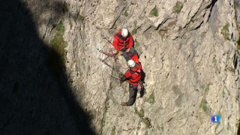 Simulacre de rescat de muntanya dels Bombers de la Generalitat