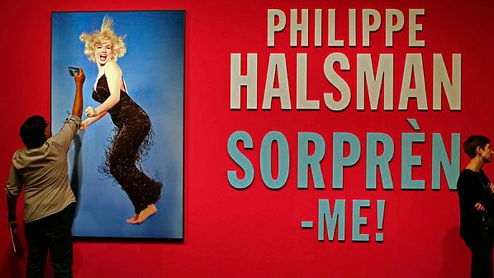 Telediario 1 - El Caixafórum de Barcelona presenta la exposición de Philippe Halsman el fotógrafo que hizo saltar a Marilyn Monroe