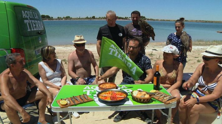 Aquí la Tierra - Villafranca de los Caballeros: playa y chiringuito