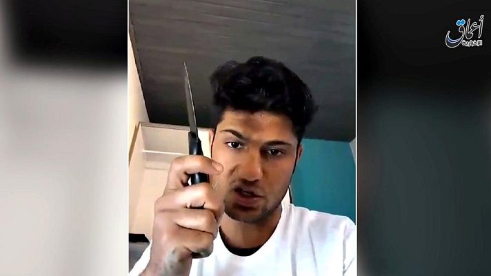 Telediario 1 - El asaltante del tren de Alemania reivindicó en un vídeo su militancia yihadista