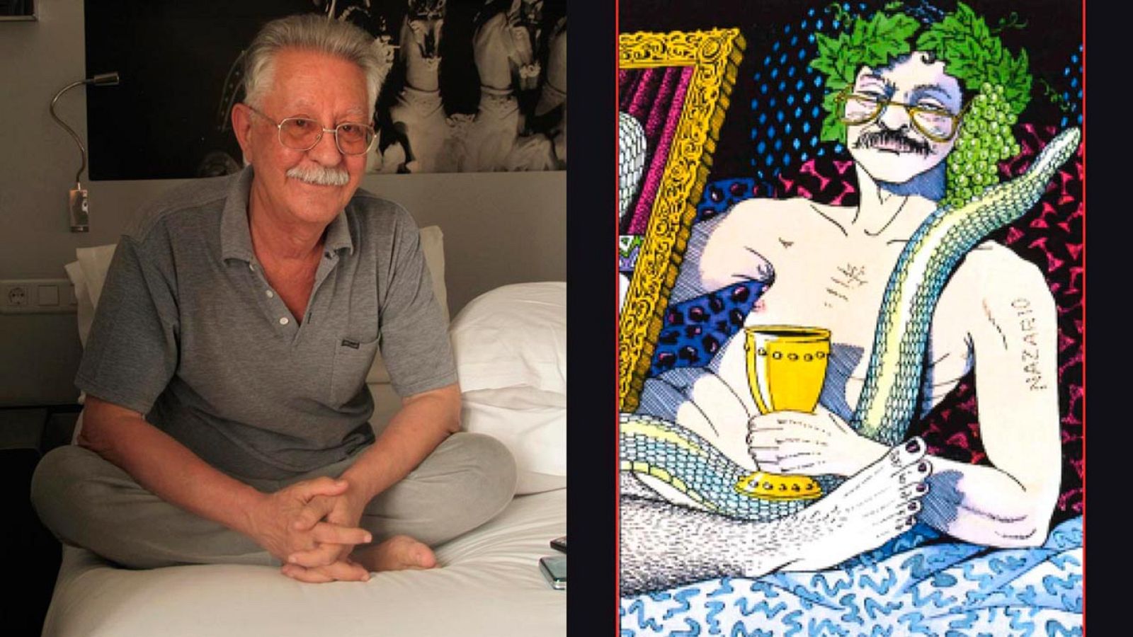 Entrevista a Nazario en La Hora Cultural del Canal 24h de RTVE