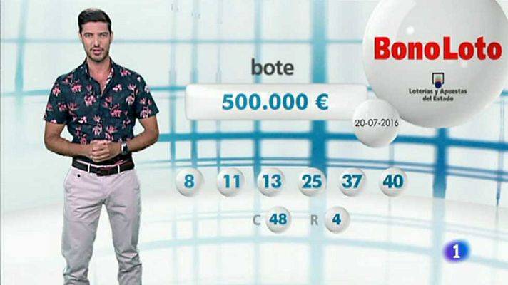 Loterías - Bonoloto - 20/07/16