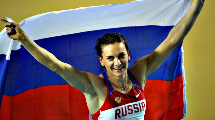 Telediario 1 - Atletas rusos como Isinbayeva crtitican la sanción del TAS