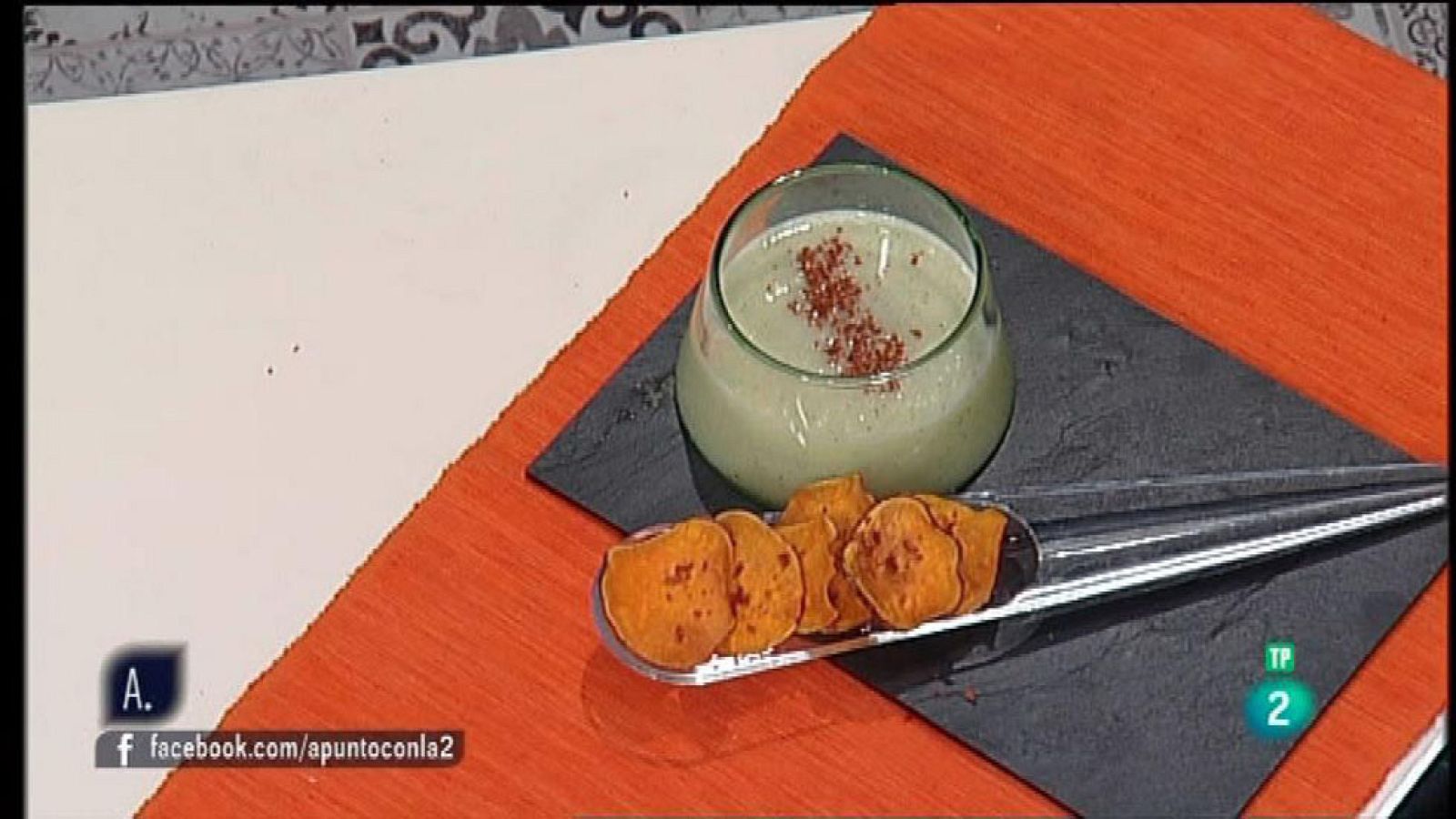 A punto con La 2 - Cocina a punto - Crema de melón con sal de jamón