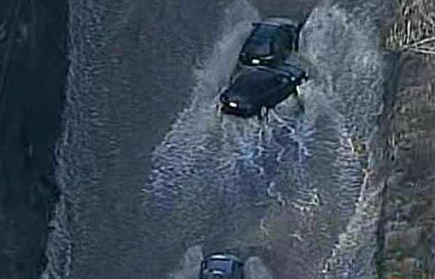  - Una riada inunda una autopista EEUU