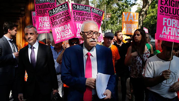 Telediario 1 - La Audiencia Nacional condena a doce años al presidente de la filatélica Afinsa