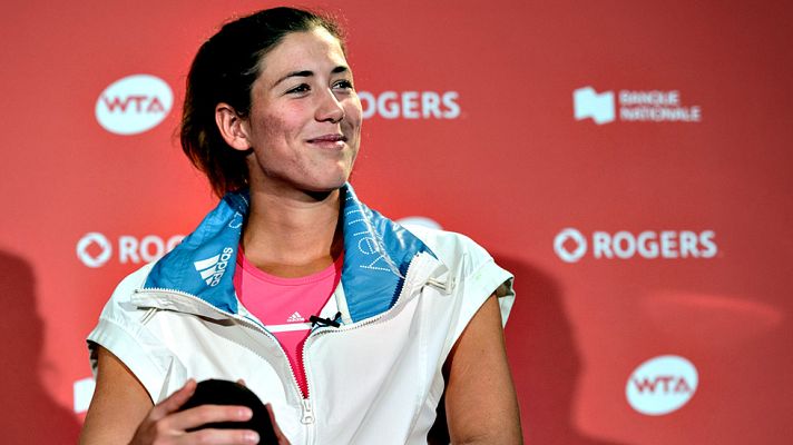 Telediario 1 - Muguruza se retira del torneo de Montreal por un problema estomacal