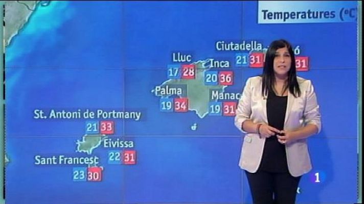 Informatiu Balear - El temps a les Illes Balears - 28/07/16