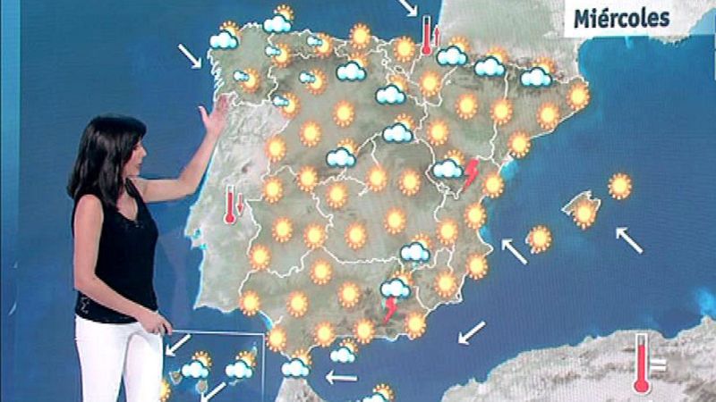 El interior peninsular estará en alerta por altas temperaturas