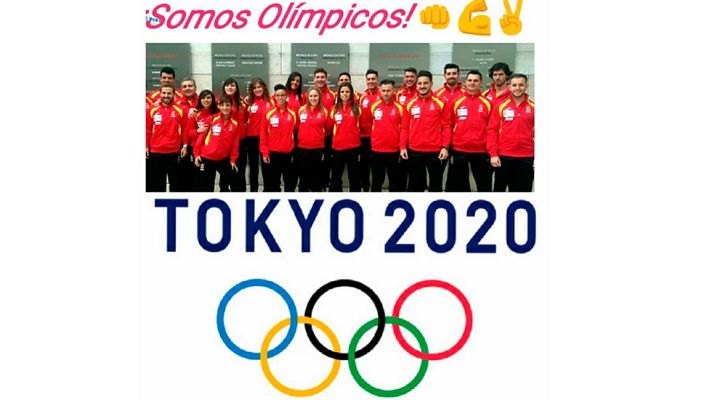 Telediario 1 - El kárate español celebra su presencia en Tokio 2020