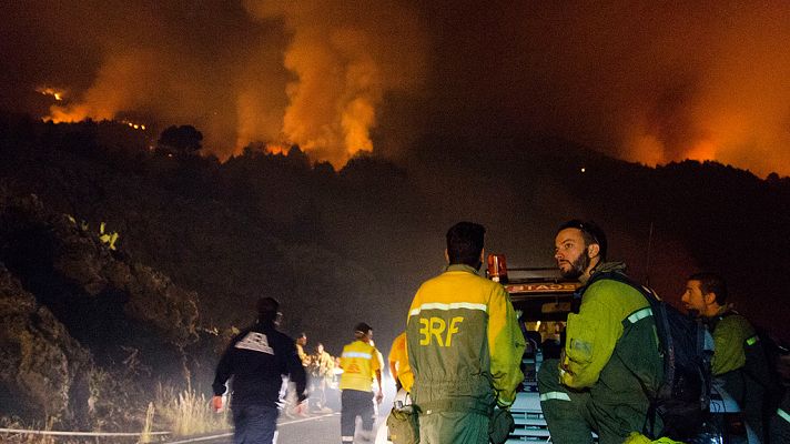 Informativo 24h - Muere un operario en la extinción de un incendio en la isla de La Palma