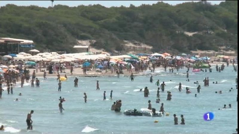 Saturació a les platges eivissenques