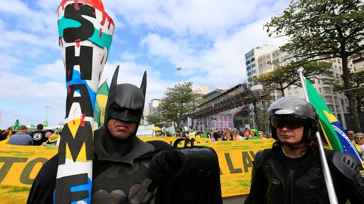 Telediario 1 - Río 2016 | La mitad de población de Brasil ve mal los JJOO