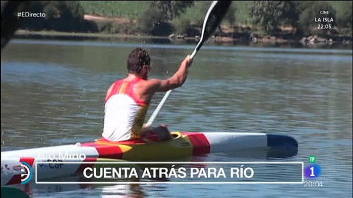 España Directo - Vivimos con nuestros piragüistas olímpicos su último entreno
