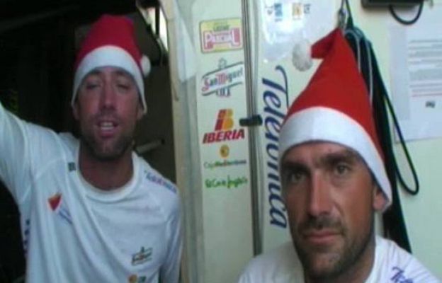  - Felicitación desde alta mar