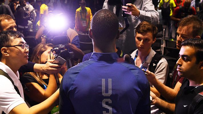 Telediario 1 - Así es el centro de prensa de los Juegos