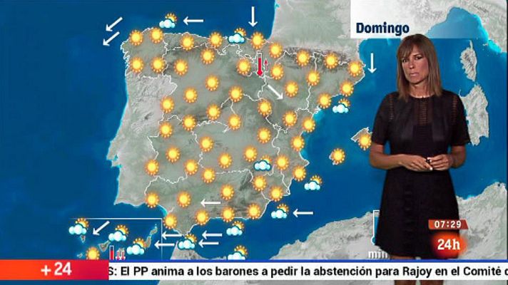 El tiempo - Suben las temperaturas en el norte peninsular y bajan en Canarias