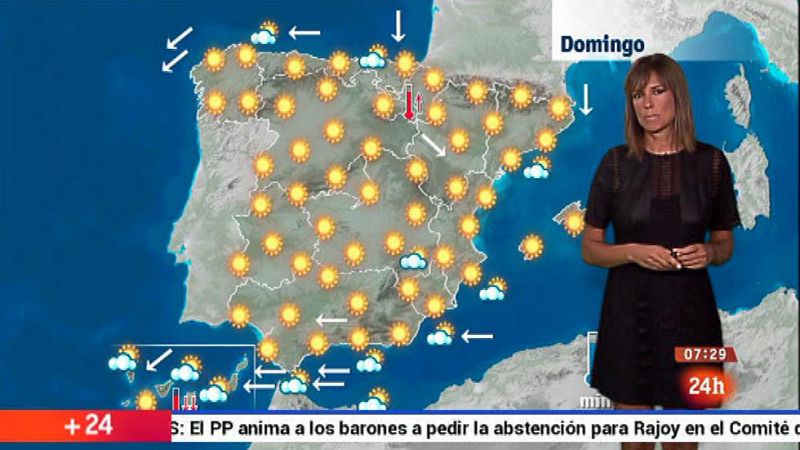 Suben las temperaturas en el norte peninsular y bajan en Canarias - El tiempo | Ver