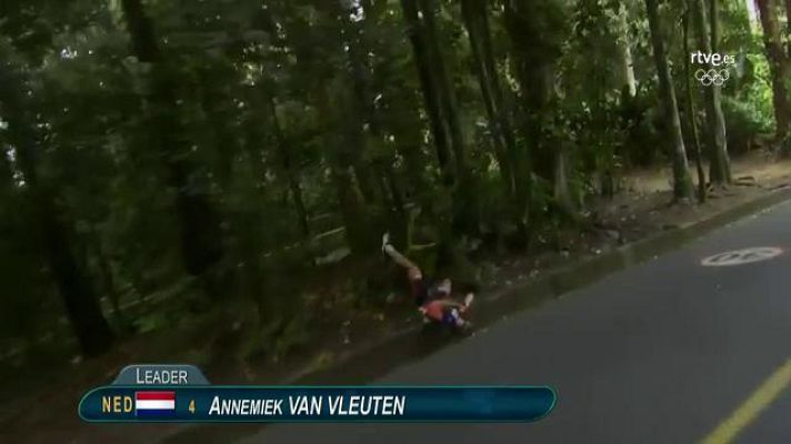 Río 2016 - Río 2016 |  Dura caída de Van Vleuten cuando acariciaba el oro en ciclismo en ruta feminino