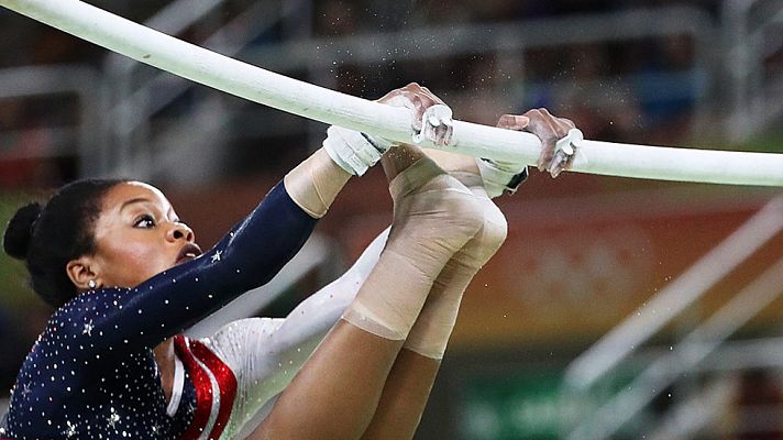 Río 2016 - Ejercicio de Gabrielle Douglas en barras