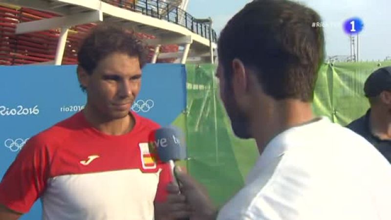 Nadal comenta su victoria frente a Seppi