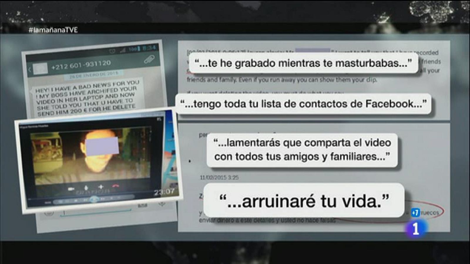 La Mañana - Víctimas de sextorsión