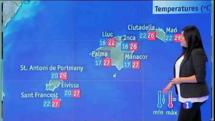 Informatiu Balear - El temps a les Illes Balears - 10/08/16