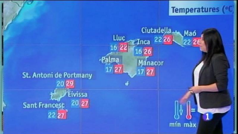 El temps a les Illes Balears - 10/08/16