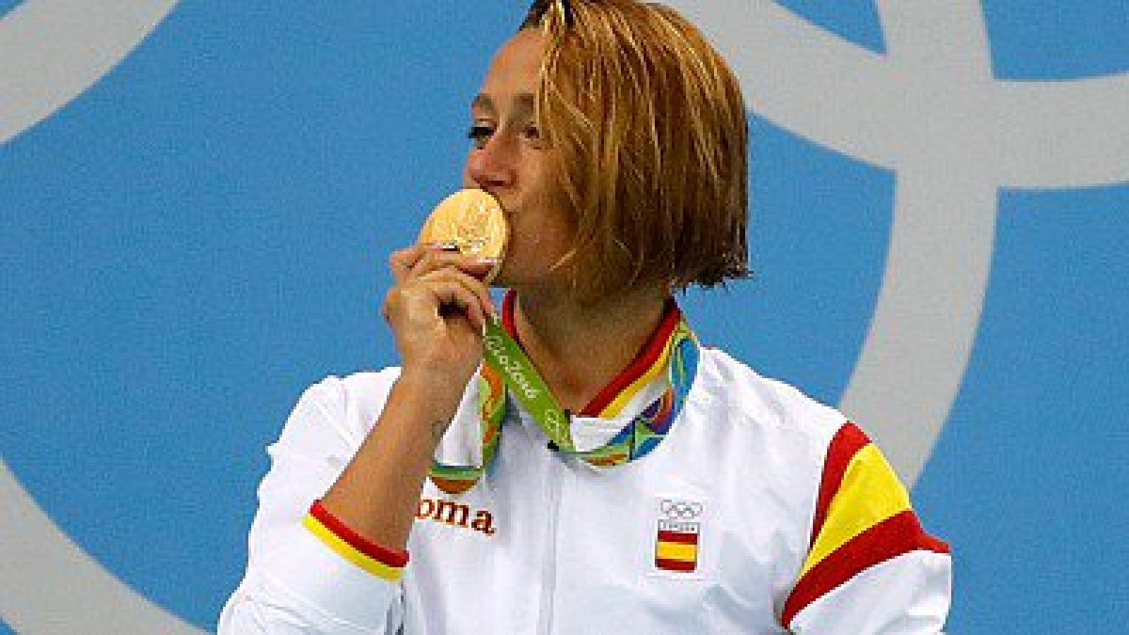 Mireia Belmonte, campiona olímpica en 200 papallona