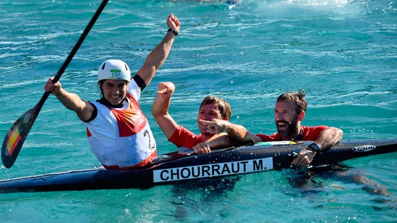 Río 2016 | Maialen Chourraut celebra la medalla de oro | Ver