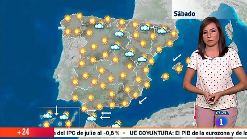 Bajan las temperaturas en el oeste de Galicia y en Canarias, viento fuerte en el Estrecho - El tiempo | Ver