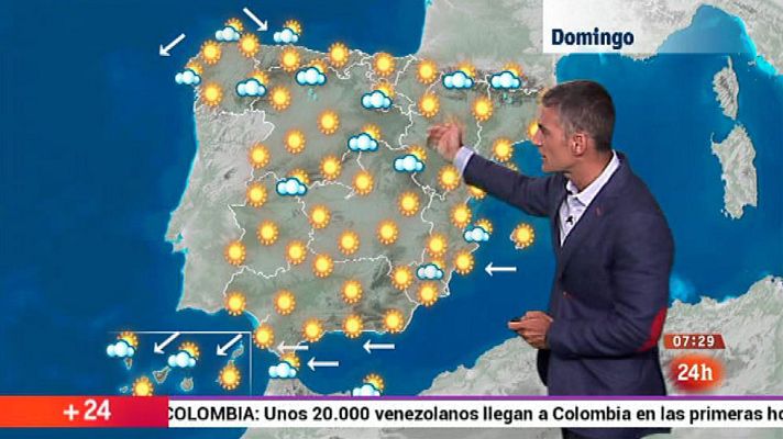 El tiempo - Viento fuerte en el Estrecho y temperaturas sin cambios significativos