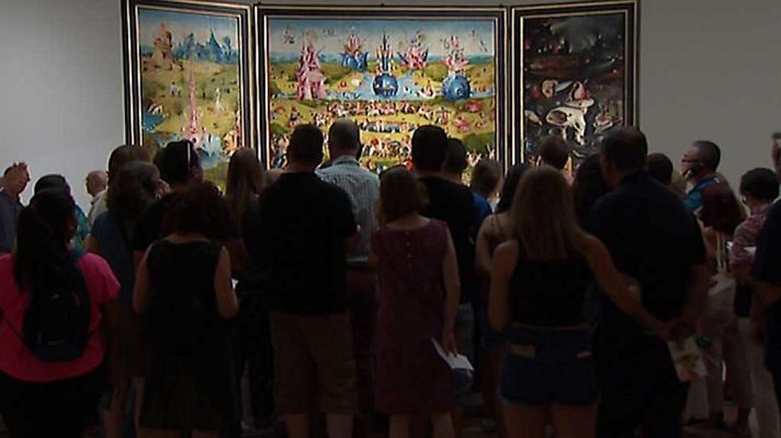 Telediario 1 - Más de 300.000 personas han visitado ya la muestra de El Bosco en el Prado