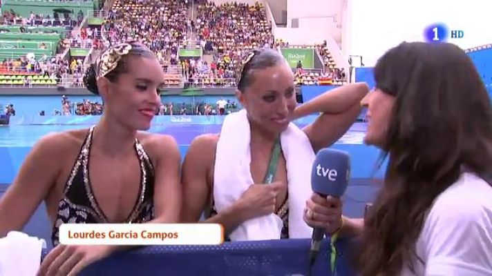 Río 2016 - Río 2016. Sincronizada | Mengual y Carbonell, satisfechas con su diploma