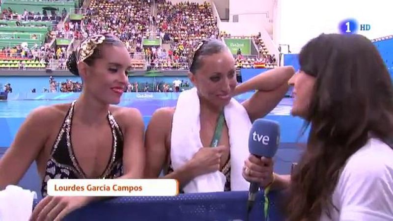 Río 2016. Sincronizada | Mengual y Carbonell, satisfechas con su diploma | Ver