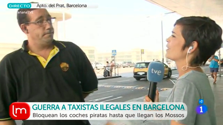 La mañana - Guerra contra los taxistas ilegales