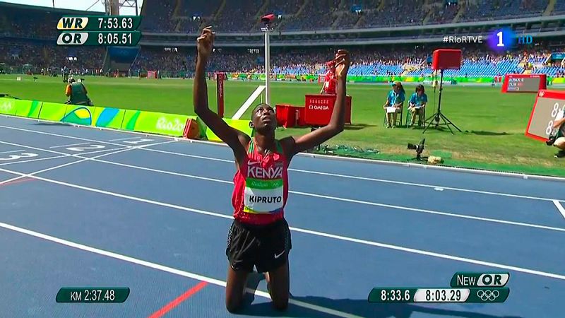 Río 2016 | El keniano Conseslus Kipruto gana el oro en los 3000 obstáculos