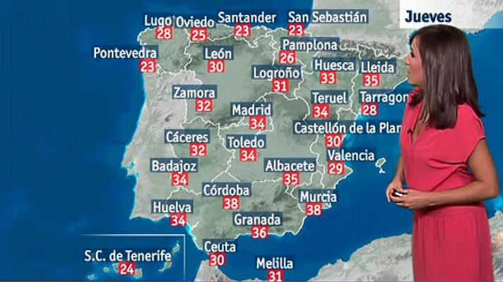 El tiempo - Suben las temperaturas en el noroeste y bajan en el este